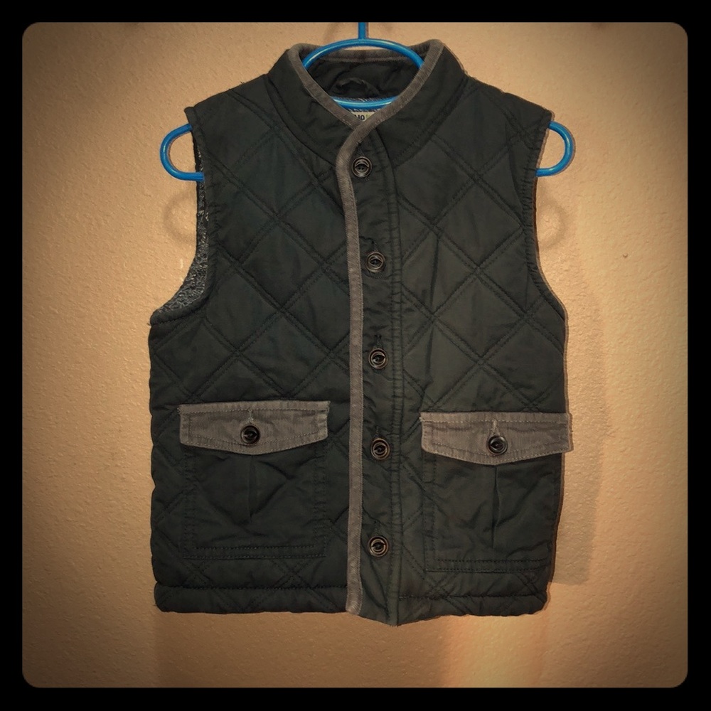 Boys Grey Oshkosh Vest Size 5T